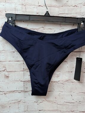 Zmart Classic Navy Bikini Bottoms Small New